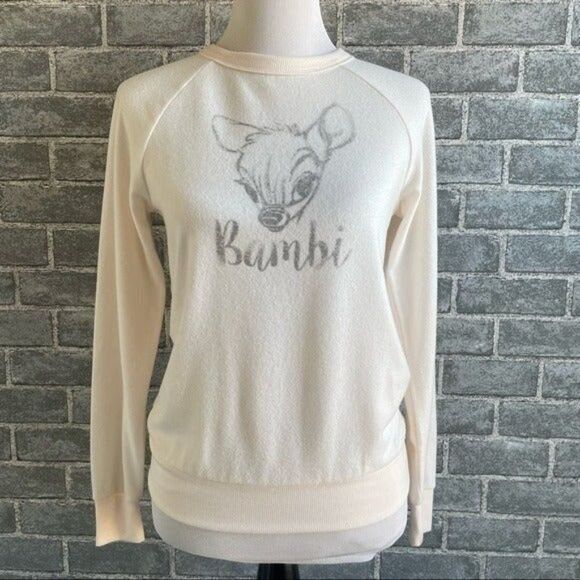 DISNEY Collection by DAVID LERNER Long Sleeved Bambi Top NWT Size Small - Picture 2 of 10